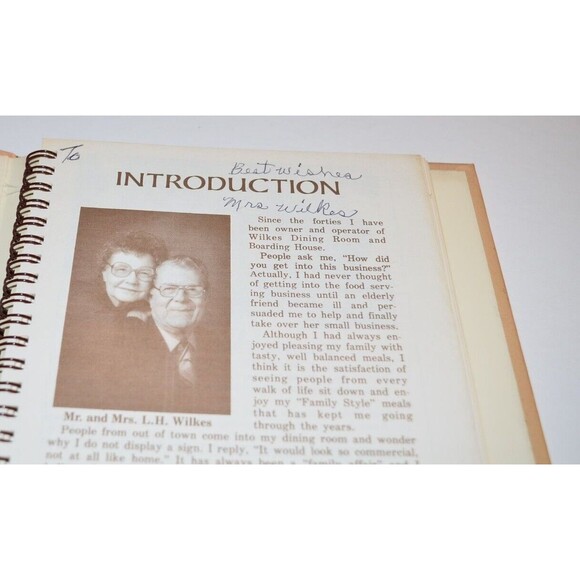 Famous Recipes Mrs Wilkes Boarding House Historic Savannah Cookbook HB Spiral - Picture 6 of 12